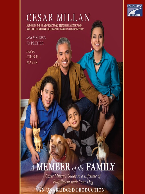 Title details for A Member of the Family by Cesar Millan - Wait list